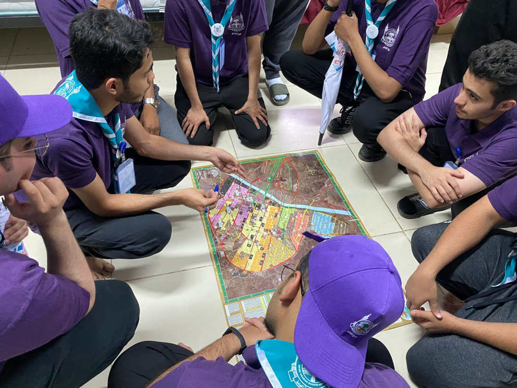 The Scout Club and the Ihsan Volunteer Club at Prince Sattam University are participating in organizing Hajj 1444 AH